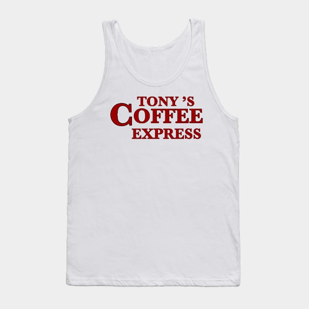 Tony's Coffee Express Tank Top by mansinone3